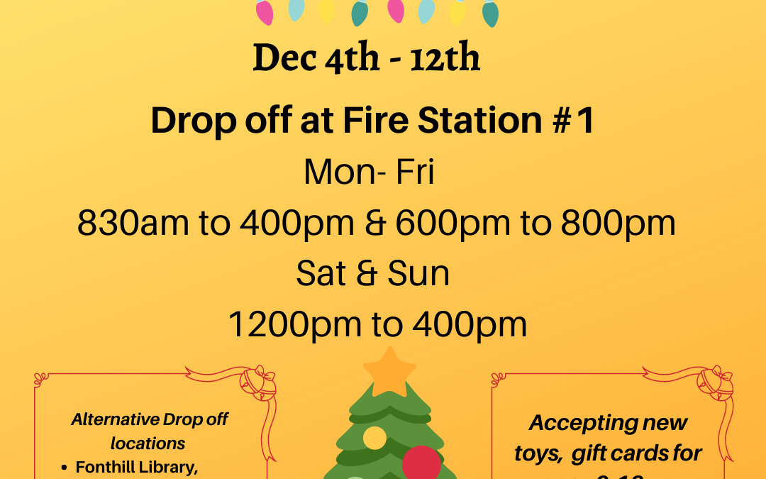 Fonthill Volunteer FD for Pelham Cares 32nd Annual Christmas Toy & Pet Drive – 2021