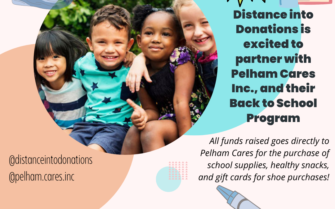 Distance into Donations fundraiser for Pelham Cares