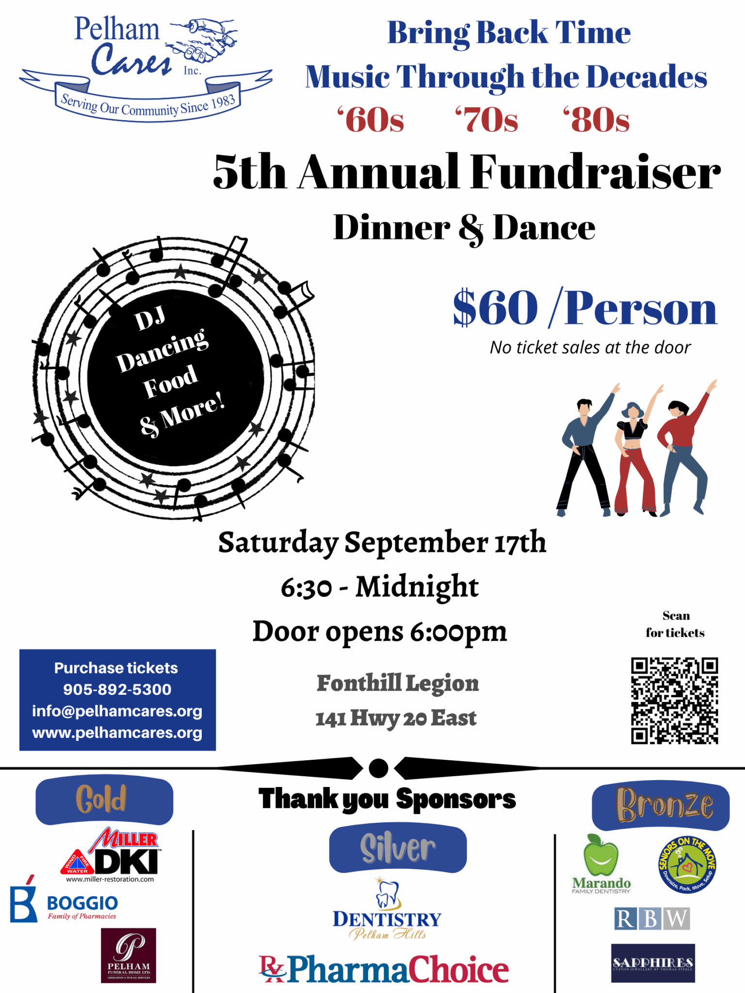 Save the Date Dinner/Dance Fundraiser PELHAM CARES