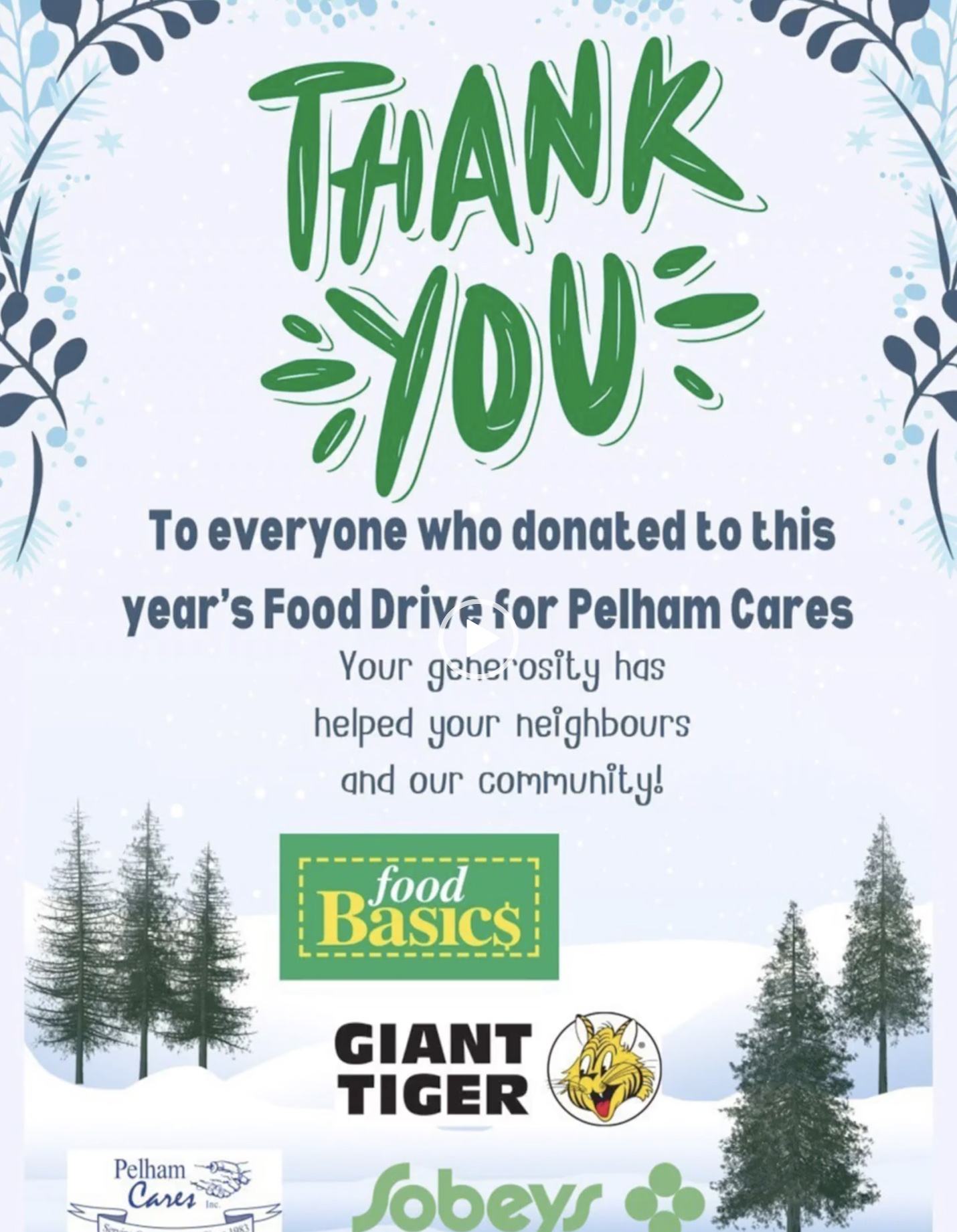 Food Drive 2022 and Beyond! PELHAM CARES